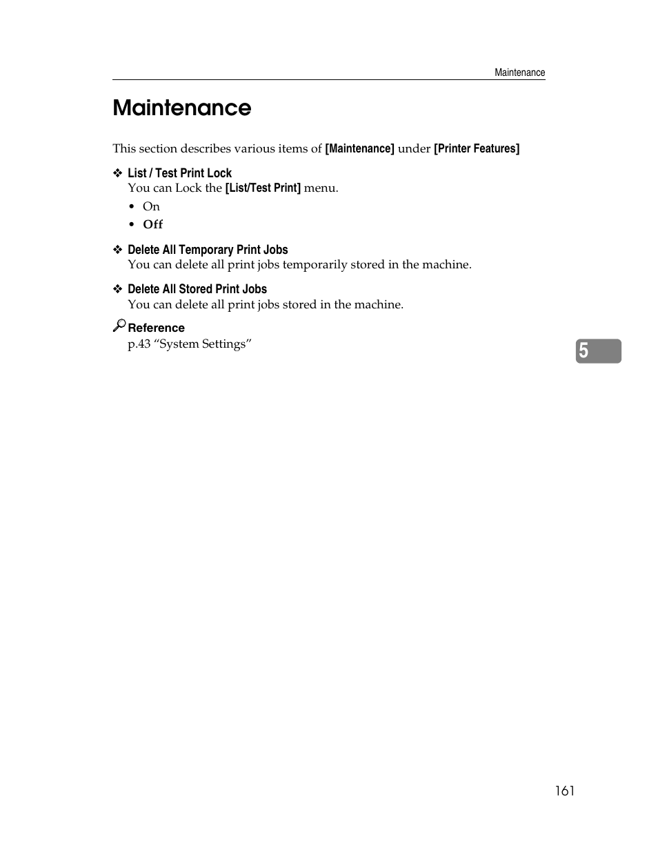 Maintenance, 5maintenance | Microsoft PRO 906EX User Manual | Page 169 / 298