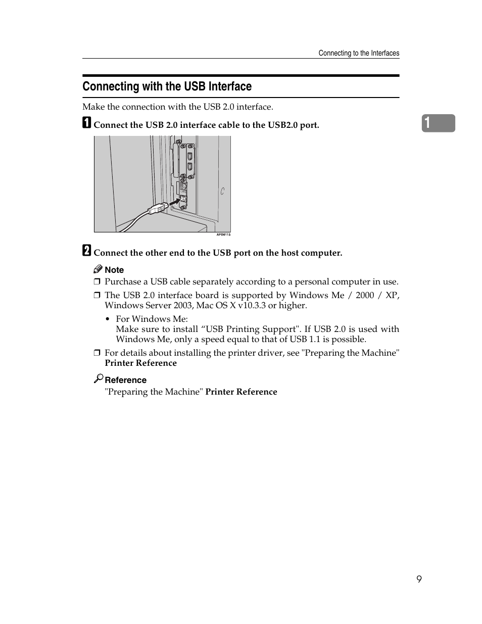 Connecting with the usb interface | Microsoft PRO 906EX User Manual | Page 17 / 298