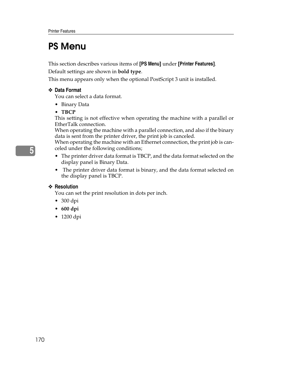 Ps menu, 5ps menu | Microsoft PRO 906EX User Manual | Page 178 / 298