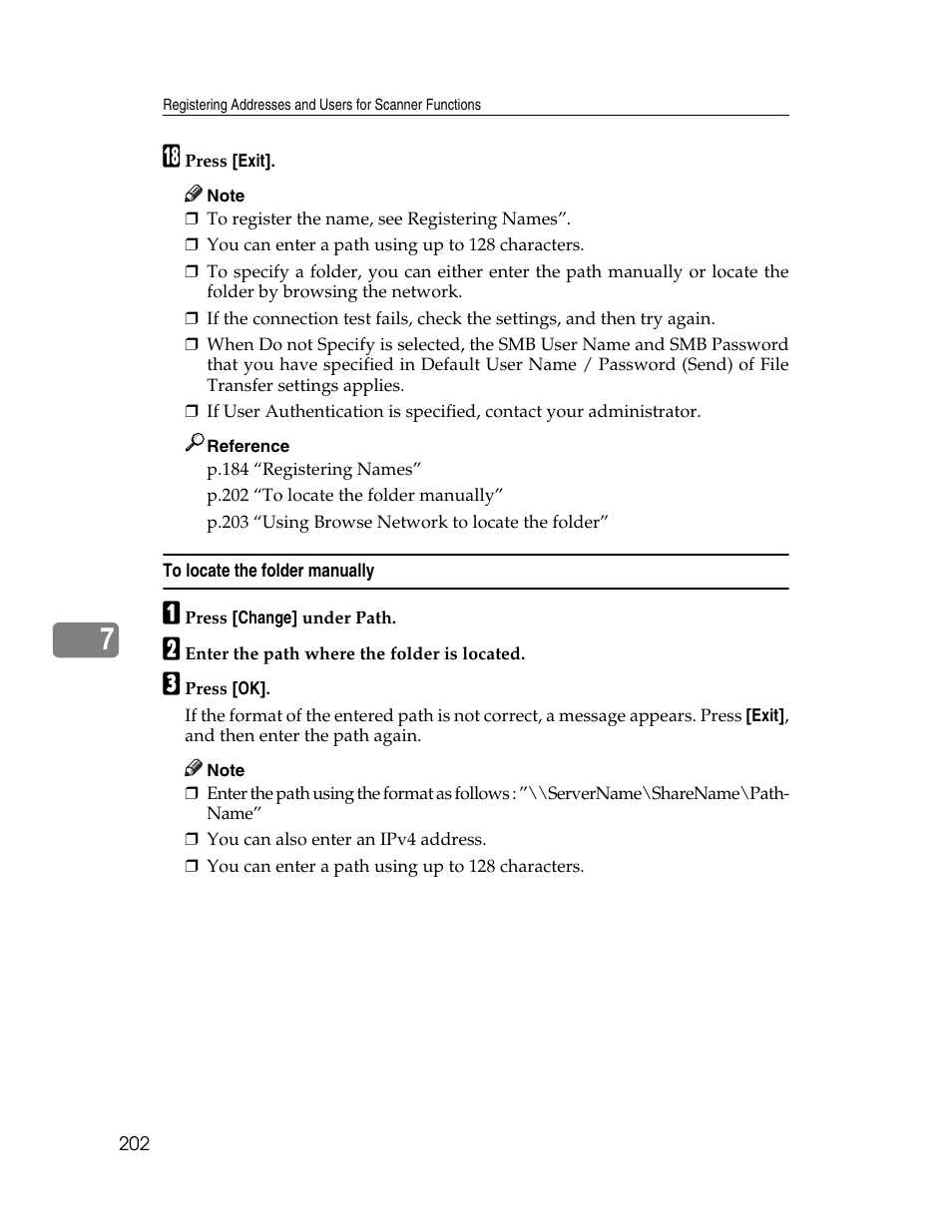 To locate the folder manually | Microsoft PRO 906EX User Manual | Page 210 / 298