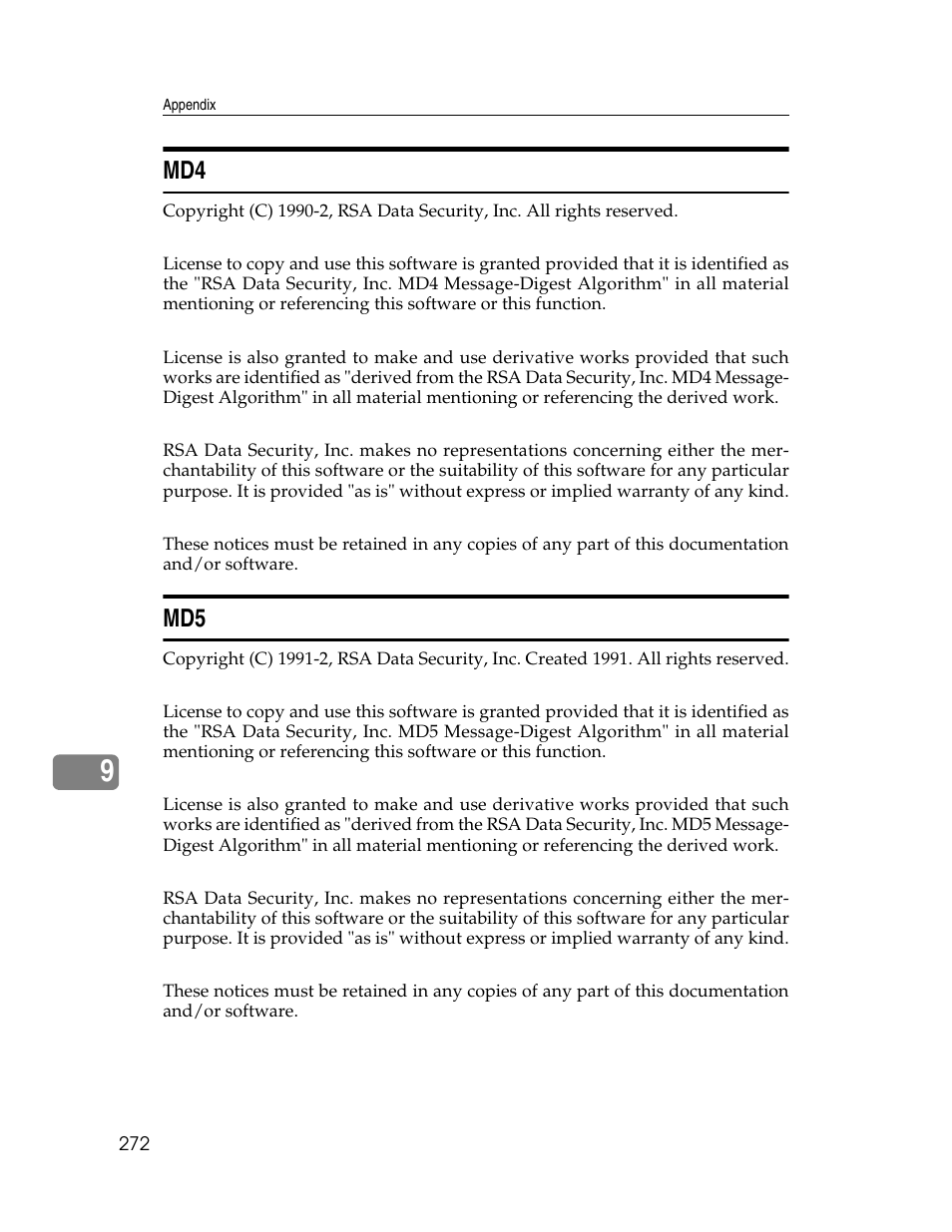 Md4 md5 | Microsoft PRO 906EX User Manual | Page 280 / 298