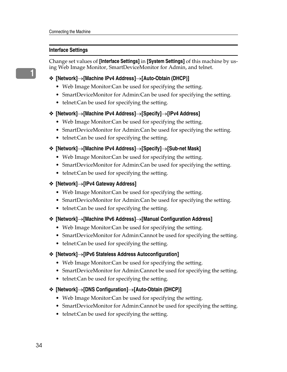 Interface settings | Microsoft PRO 906EX User Manual | Page 42 / 298
