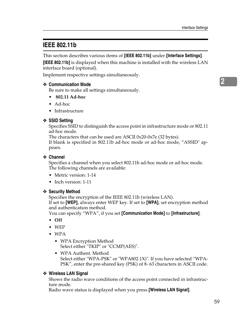 Ieee 802.11b | Microsoft PRO 906EX User Manual | Page 67 / 298