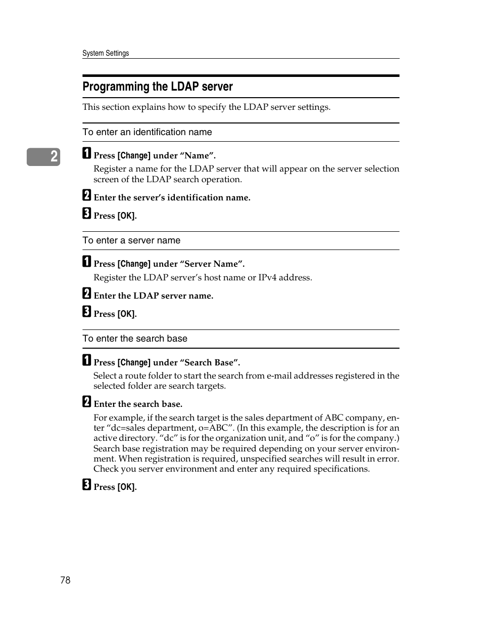 Programming the ldap server | Microsoft PRO 906EX User Manual | Page 86 / 298