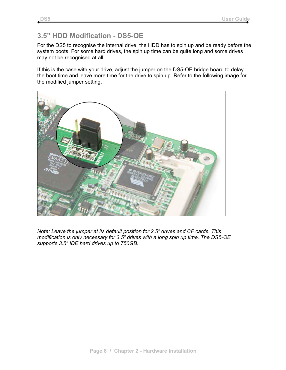 5” hdd modification - ds5-oe | Microsoft DS5 User Manual | Page 10 / 62