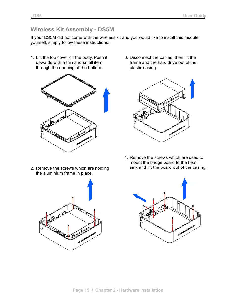 Wireless kit assembly - ds5m | Microsoft DS5 User Manual | Page 17 / 62