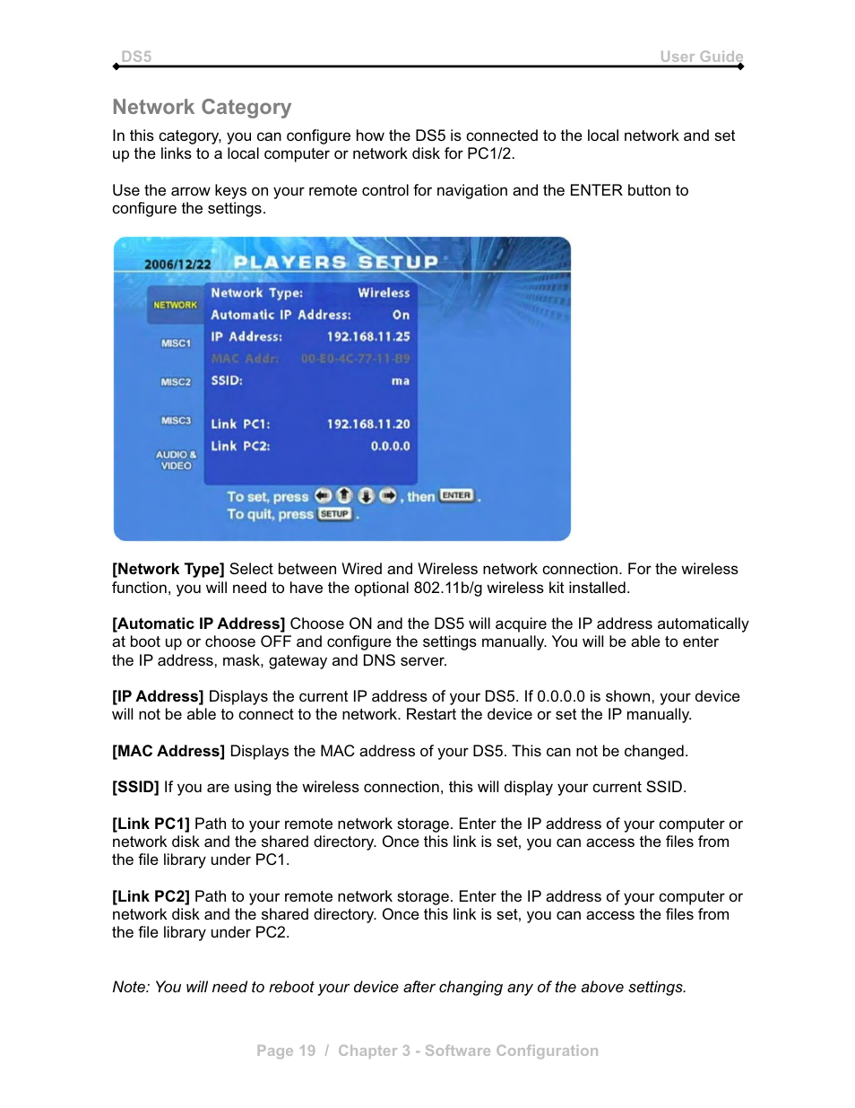 Network category | Microsoft DS5 User Manual | Page 21 / 62