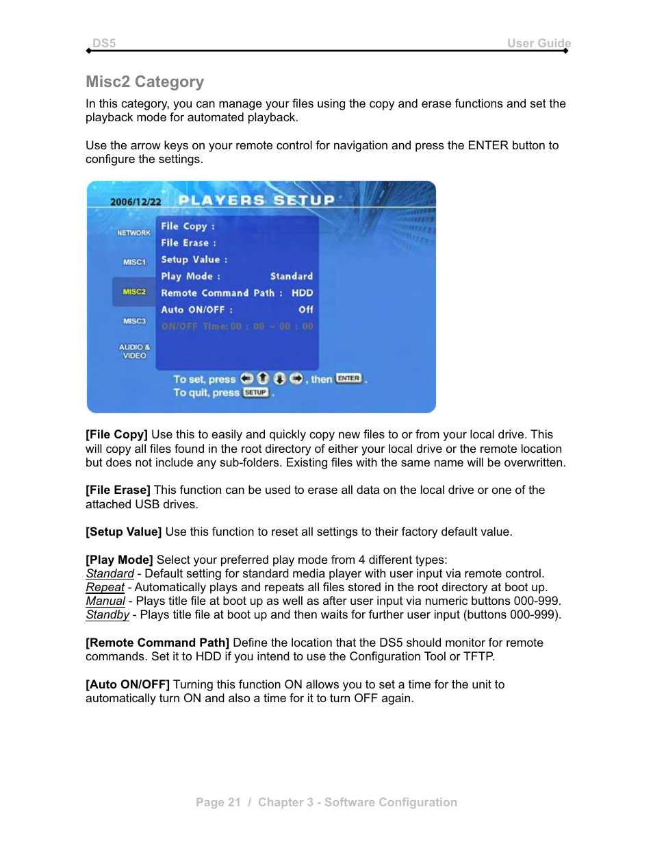 Misc2 category | Microsoft DS5 User Manual | Page 23 / 62
