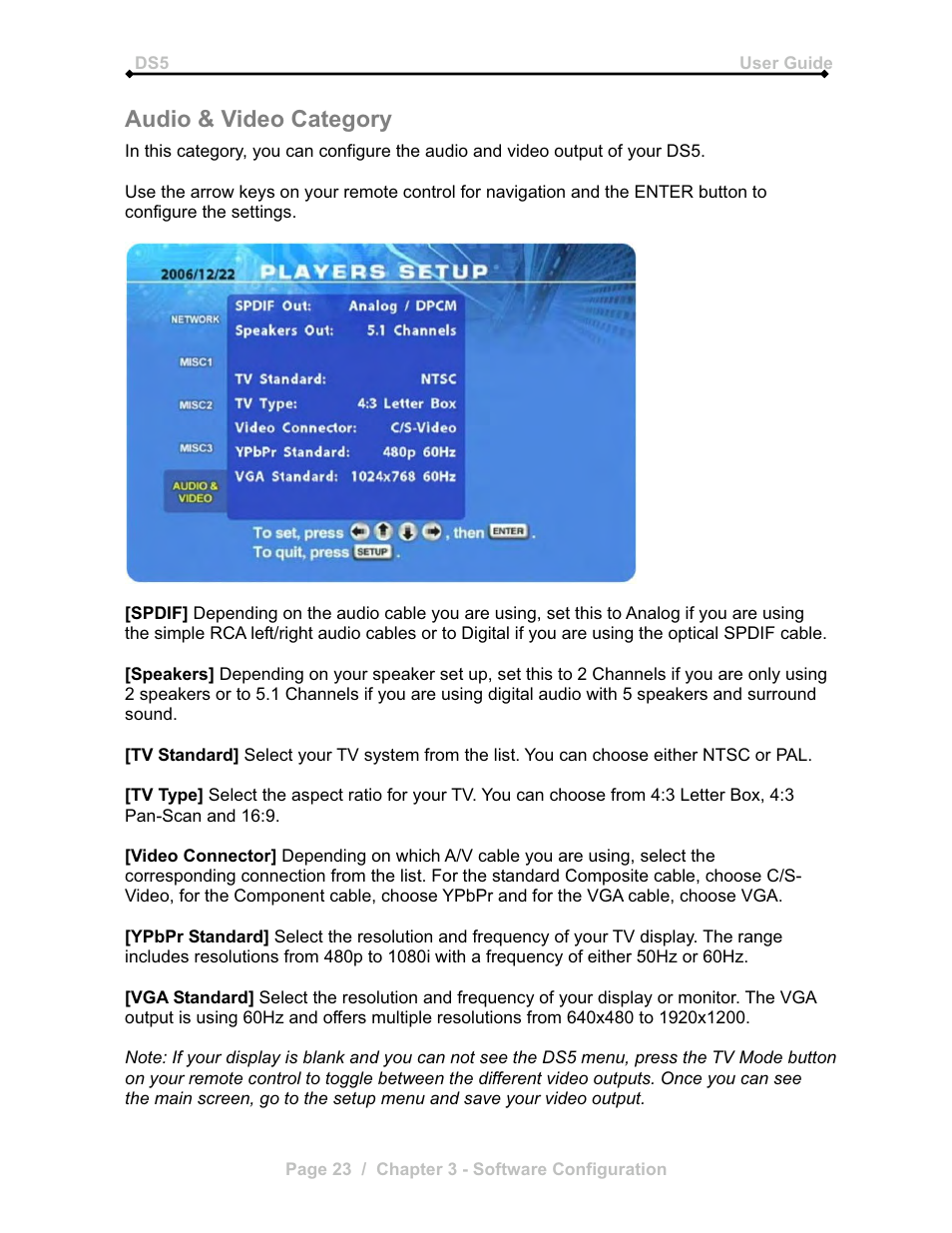 Audio & video category | Microsoft DS5 User Manual | Page 25 / 62