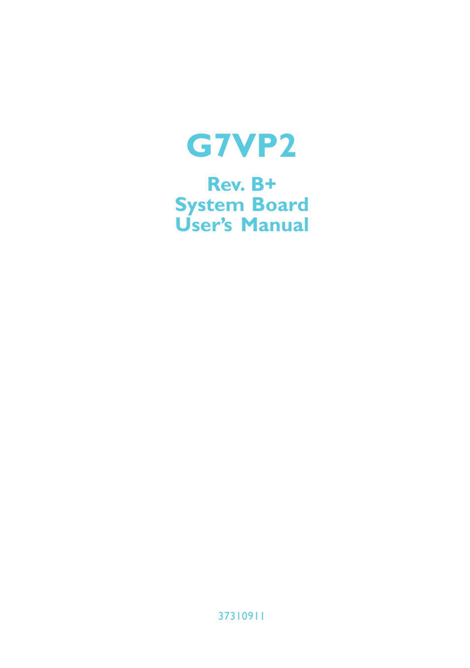 Microsoft G7VP2 User Manual | 70 pages