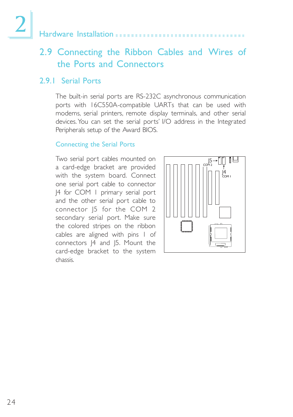 Ports and connectors, Serial ports, And connectors | Microsoft G7VP2 User Manual | Page 24 / 70
