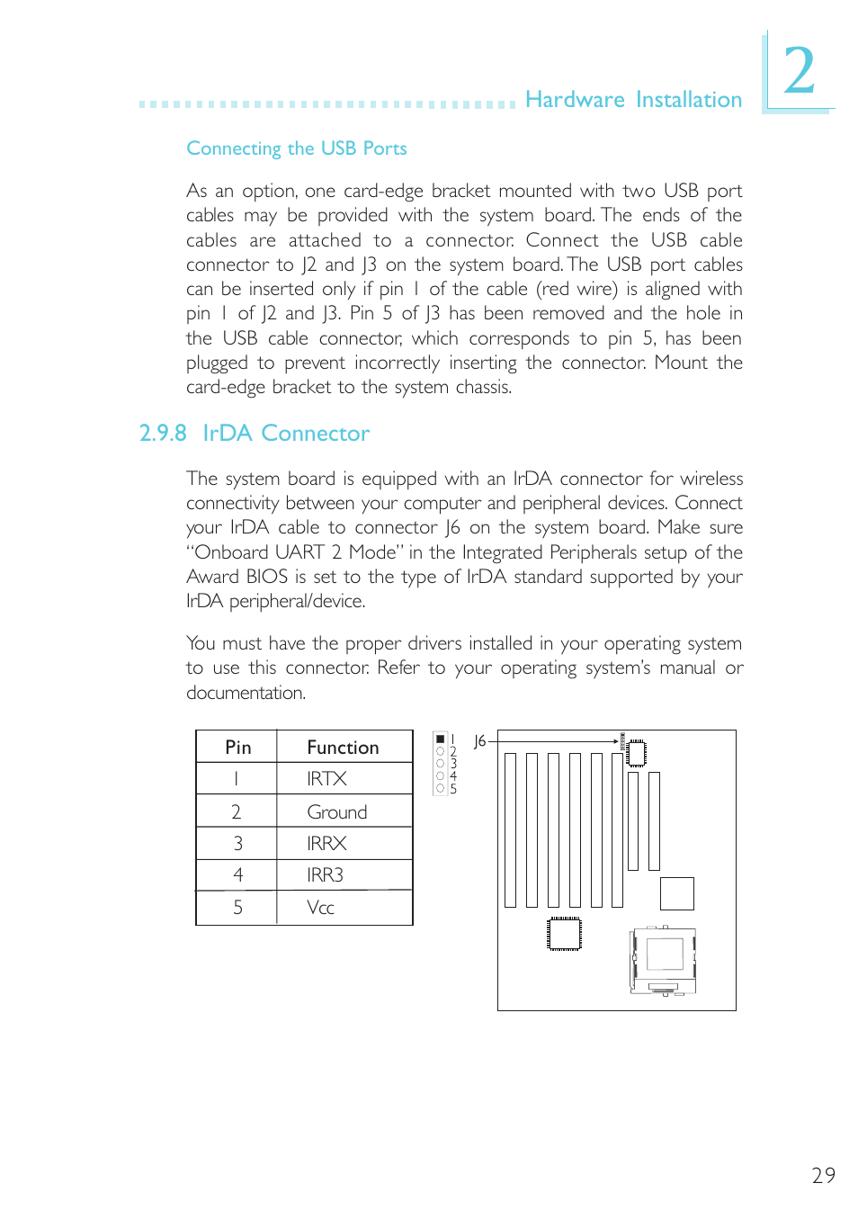 Irda connector | Microsoft G7VP2 User Manual | Page 29 / 70