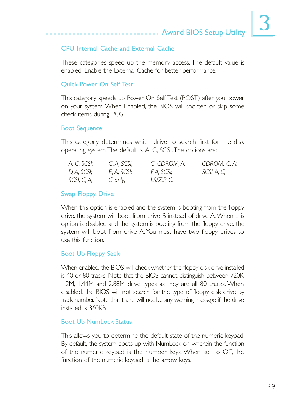 Award bios setup utility | Microsoft G7VP2 User Manual | Page 39 / 70