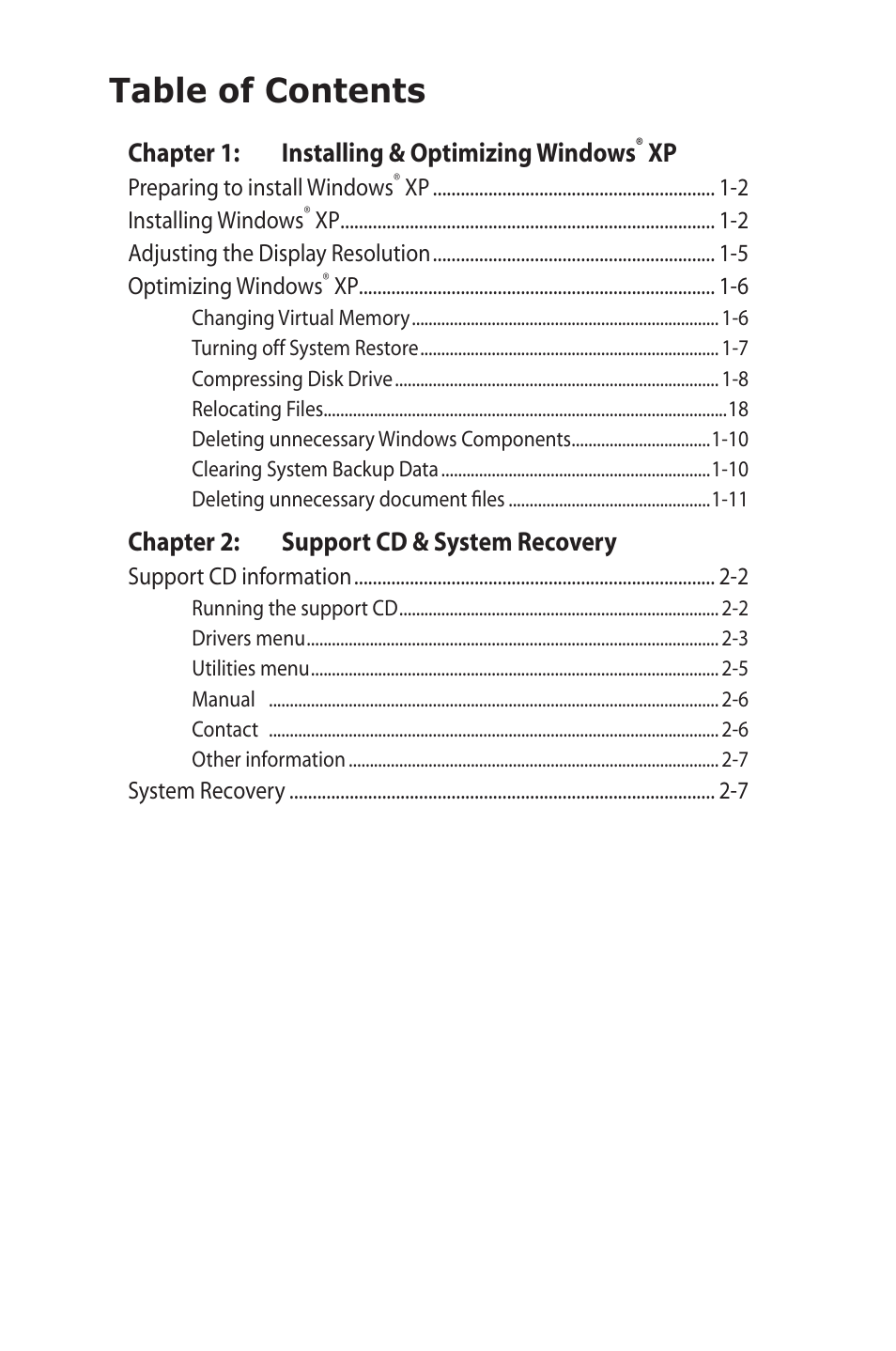 Asus Eee PC 2G/Linux User Manual | Page 4 / 24