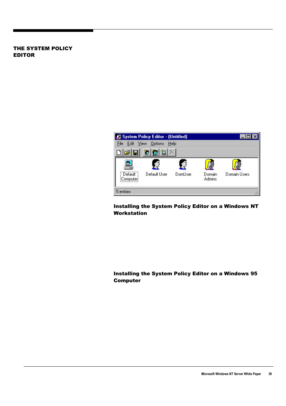 Microsoft Windows NT 4.0 User Manual | Page 47 / 104