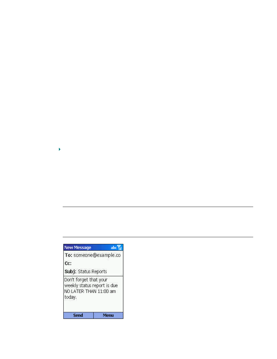 Chapter 5 messaging features, Sending e-mail and sms messages | Microsoft Smartphone 2002 User Manual | Page 35 / 74