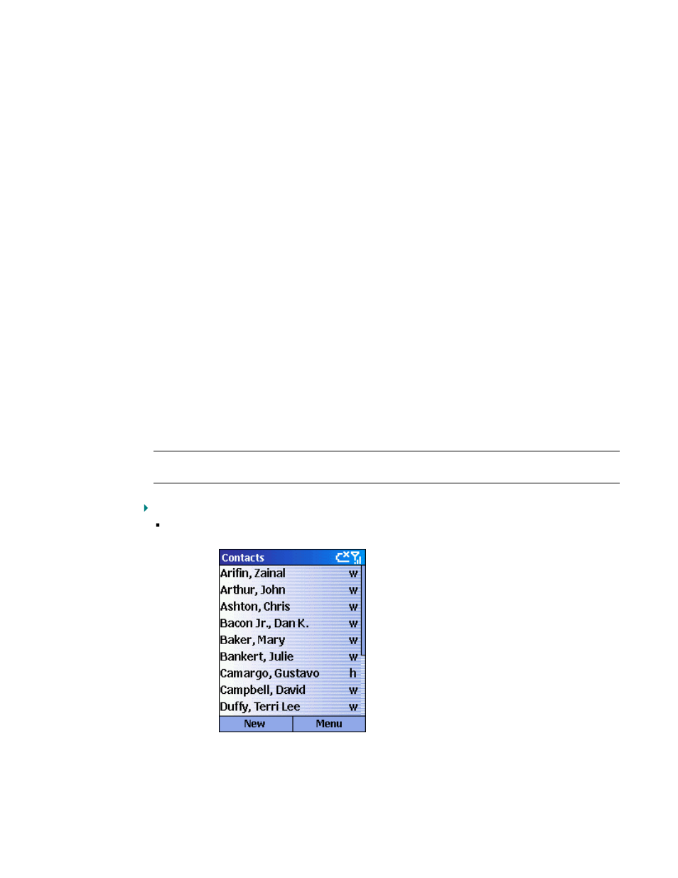 Chapter 6 contacts, calendar and tasks, Using contacts | Microsoft Smartphone 2002 User Manual | Page 45 / 74