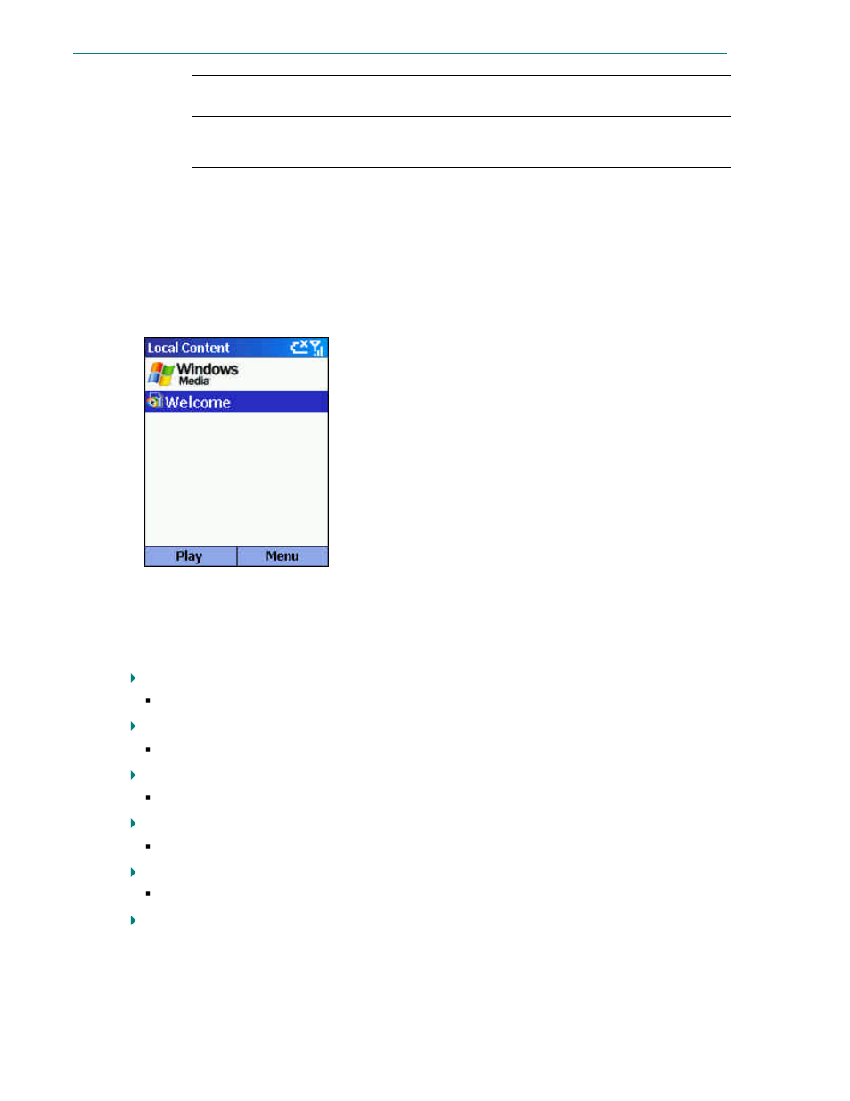 Using media player | Microsoft Smartphone 2002 User Manual | Page 64 / 74
