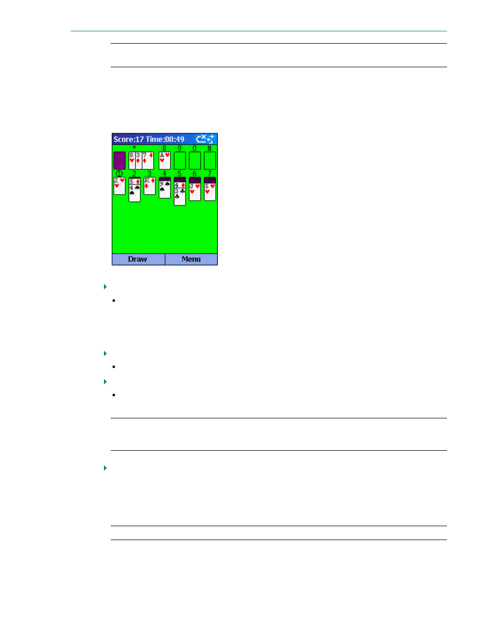 Solitaire | Microsoft Smartphone 2002 User Manual | Page 69 / 74