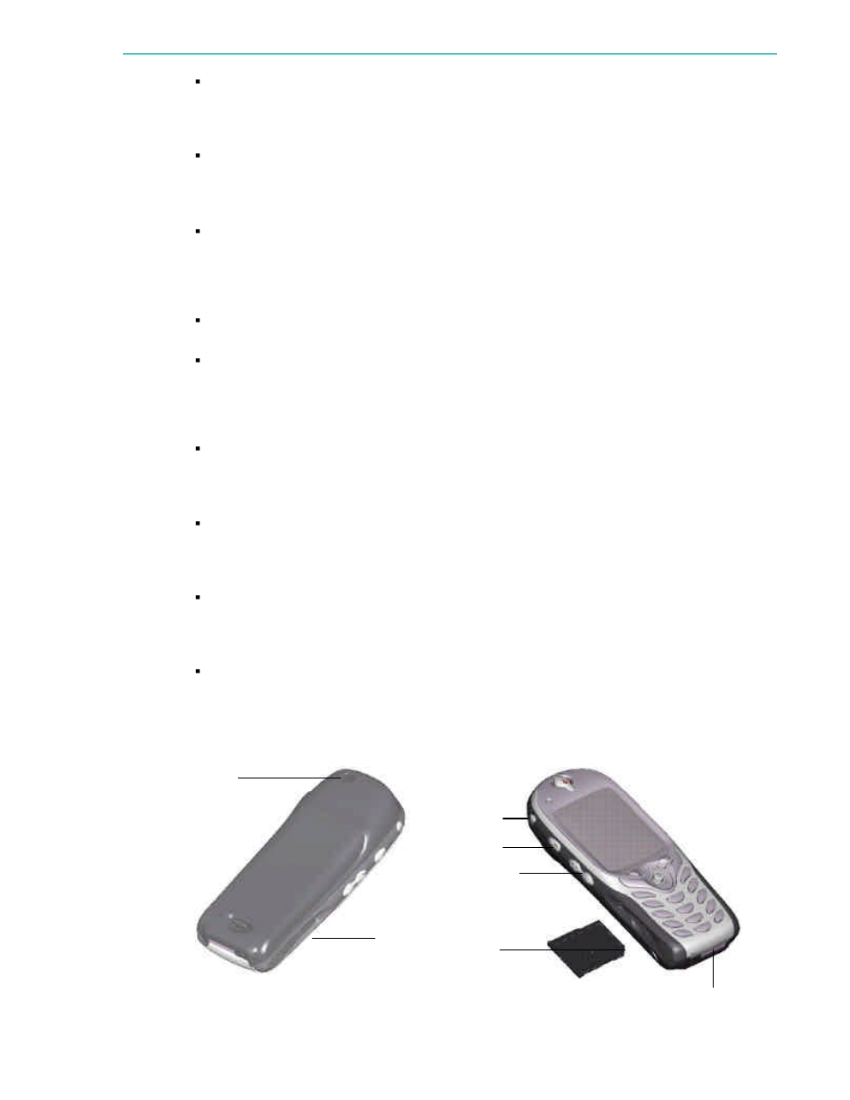 Back, side and base view | Microsoft Smartphone 2002 User Manual | Page 7 / 74