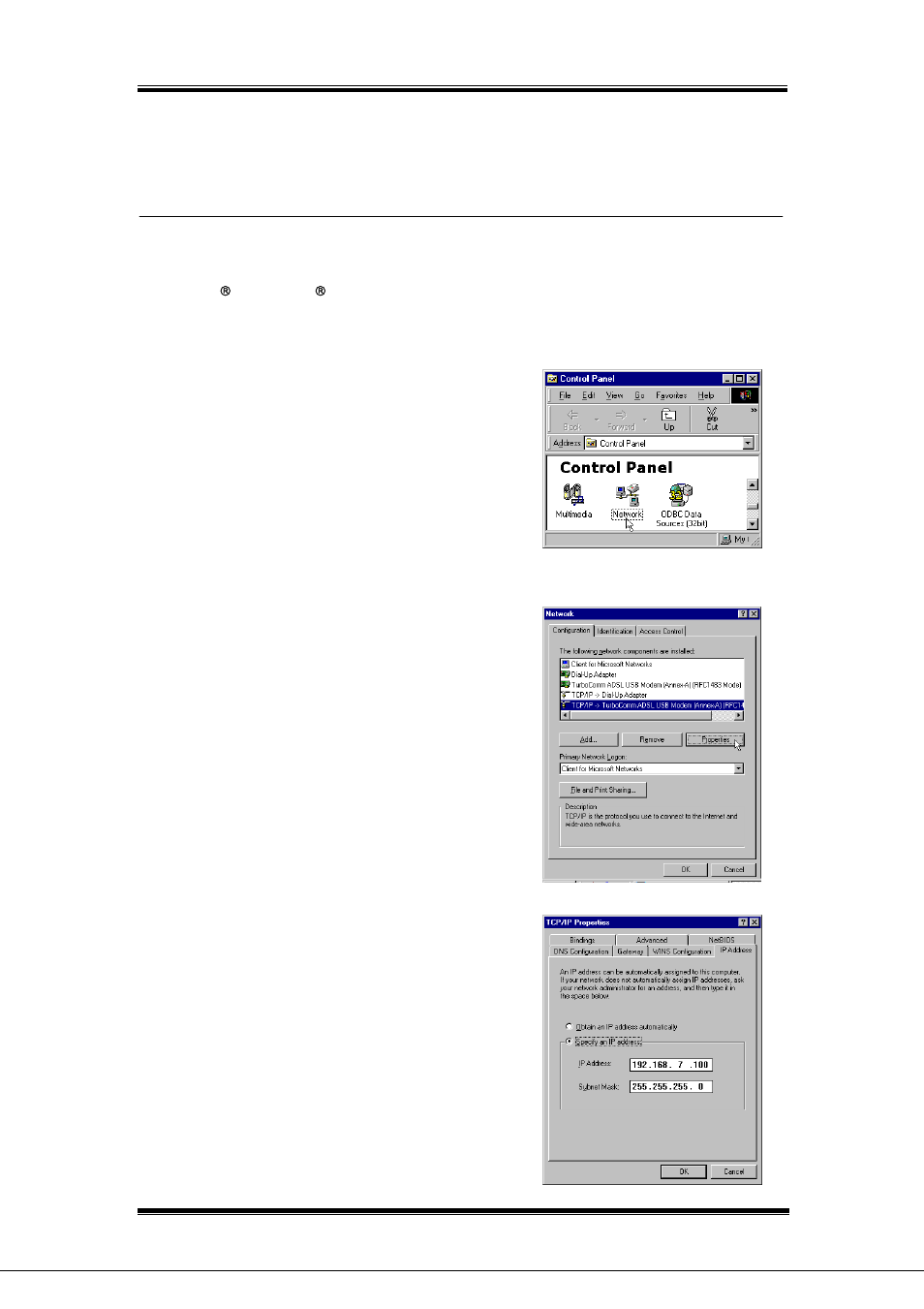 Appendix a: modifying tcp/ip networking options, Rfc 1483 mode | Microsoft EA900 User Manual | Page 16 / 37