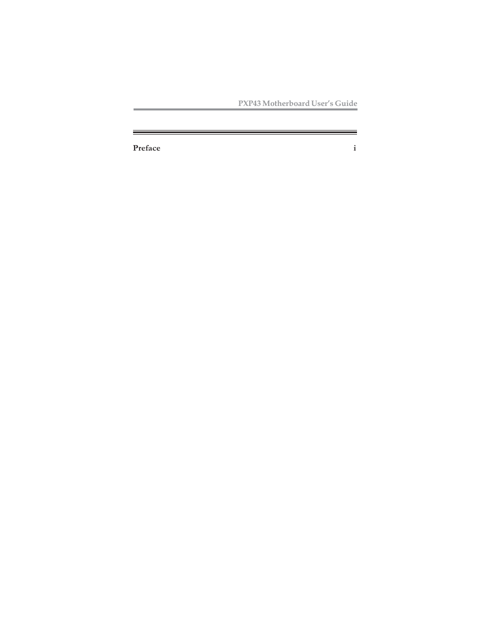 Microsoft MOTHERBOARD USER'S GUIDE PXP43 User Manual | Page 3 / 46