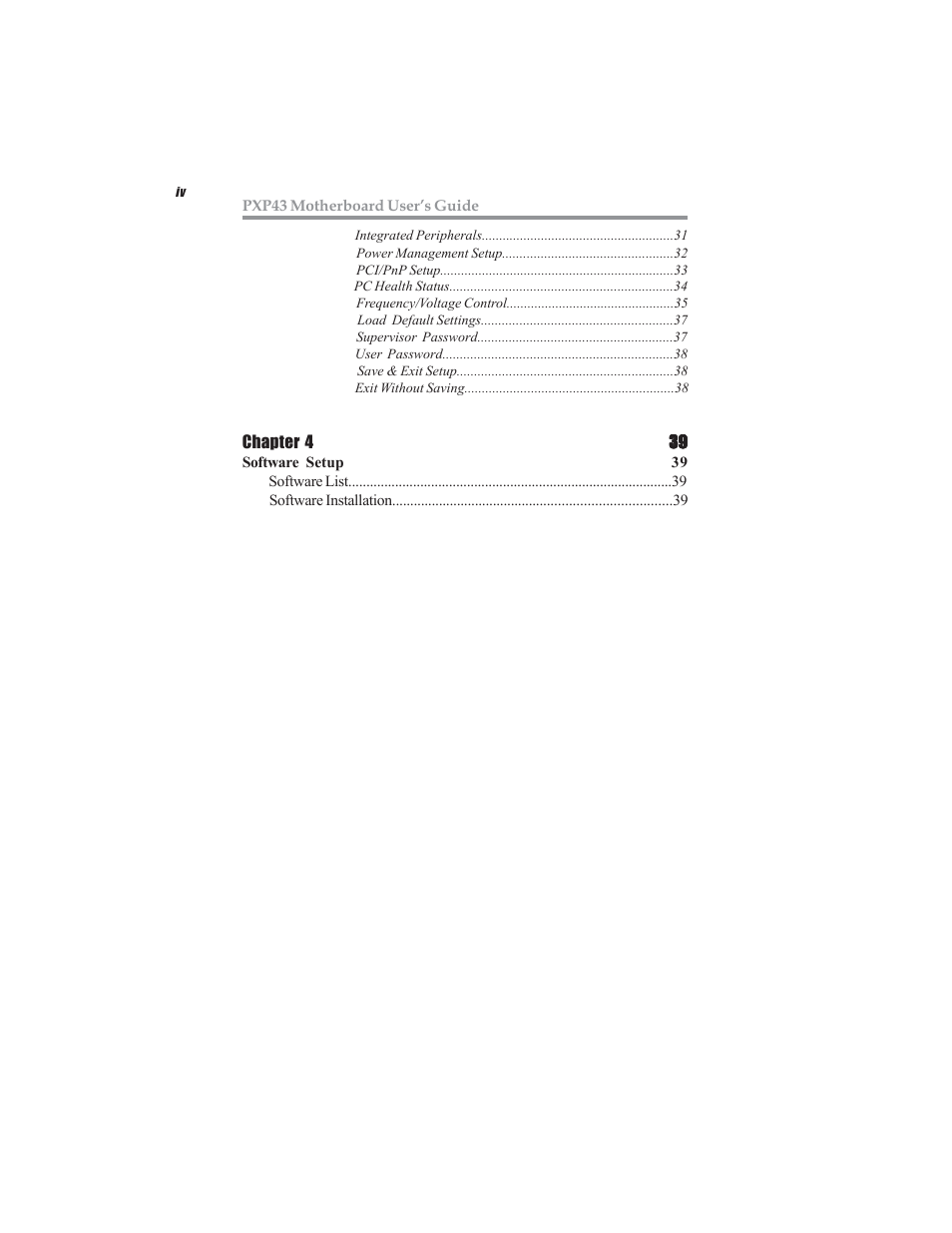 Microsoft MOTHERBOARD USER'S GUIDE PXP43 User Manual | Page 4 / 46