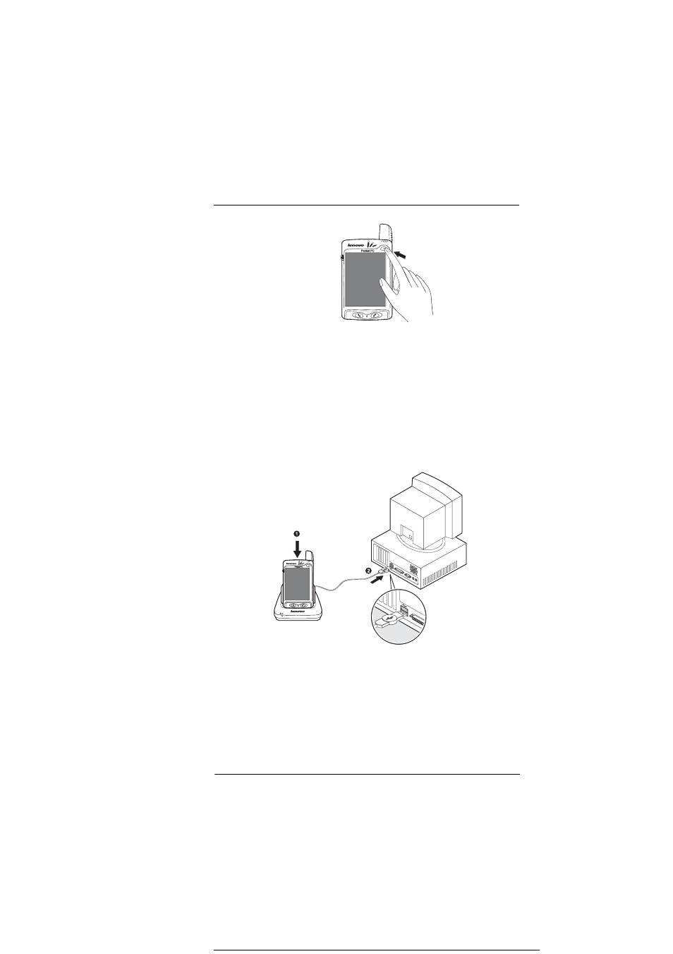 Performing the first synchronisation process | Microsoft ET180 User Manual | Page 15 / 136