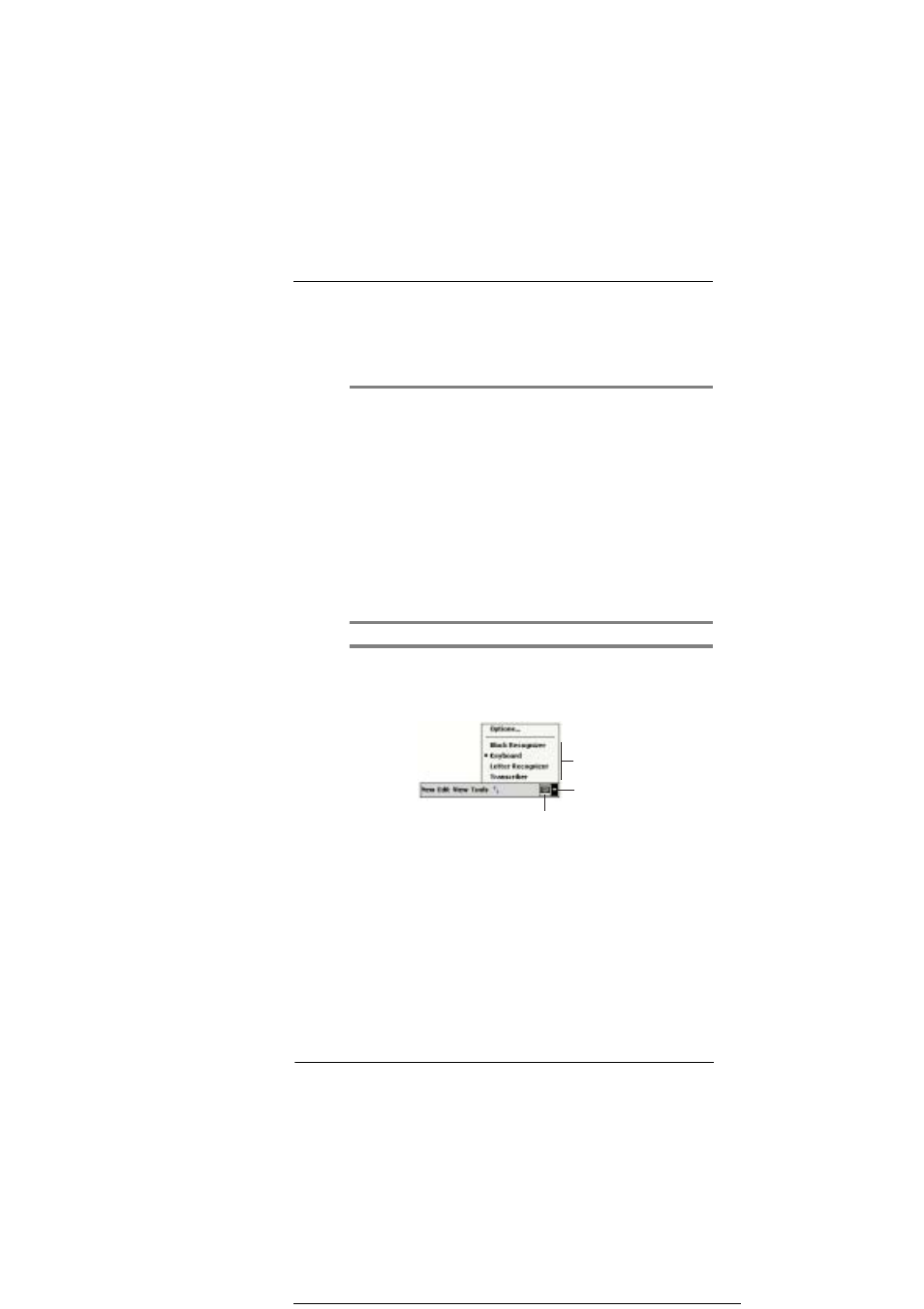 2 entering data in your et180, Using the input panel, Entering data in your et180 | Microsoft ET180 User Manual | Page 37 / 136