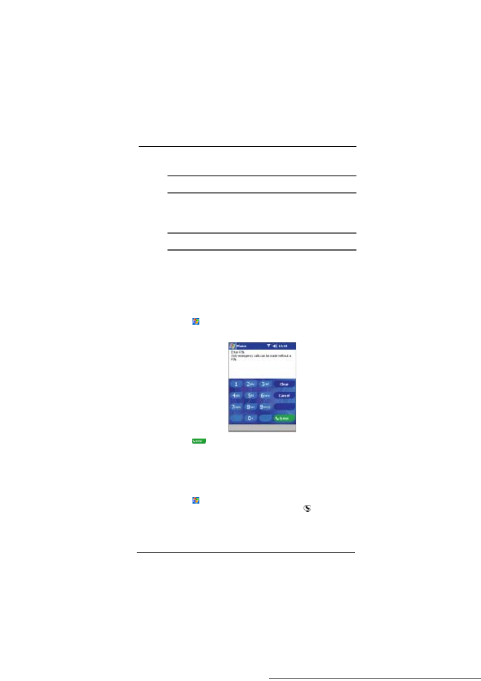 Entering your pin, About the dialer screen, Entering your pin about the dialer screen | Microsoft ET180 User Manual | Page 86 / 136