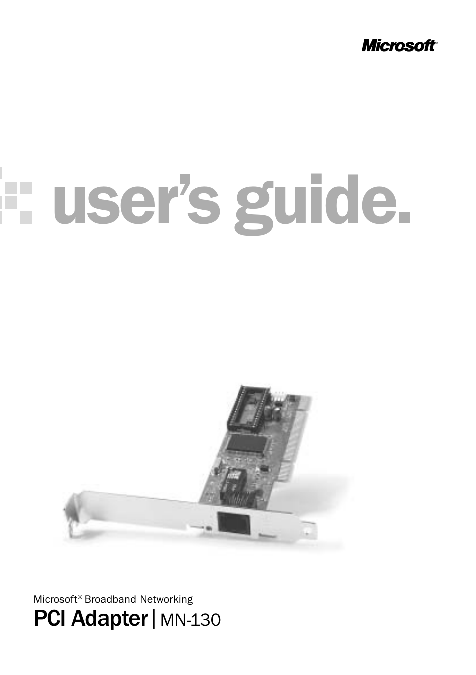 Microsoft MN-130 User Manual | 64 pages
