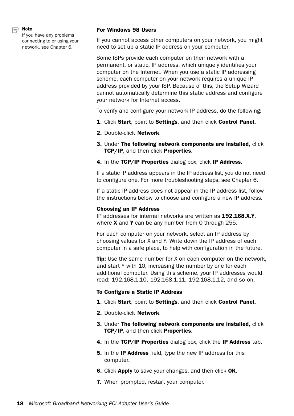 Microsoft MN-130 User Manual | Page 22 / 64