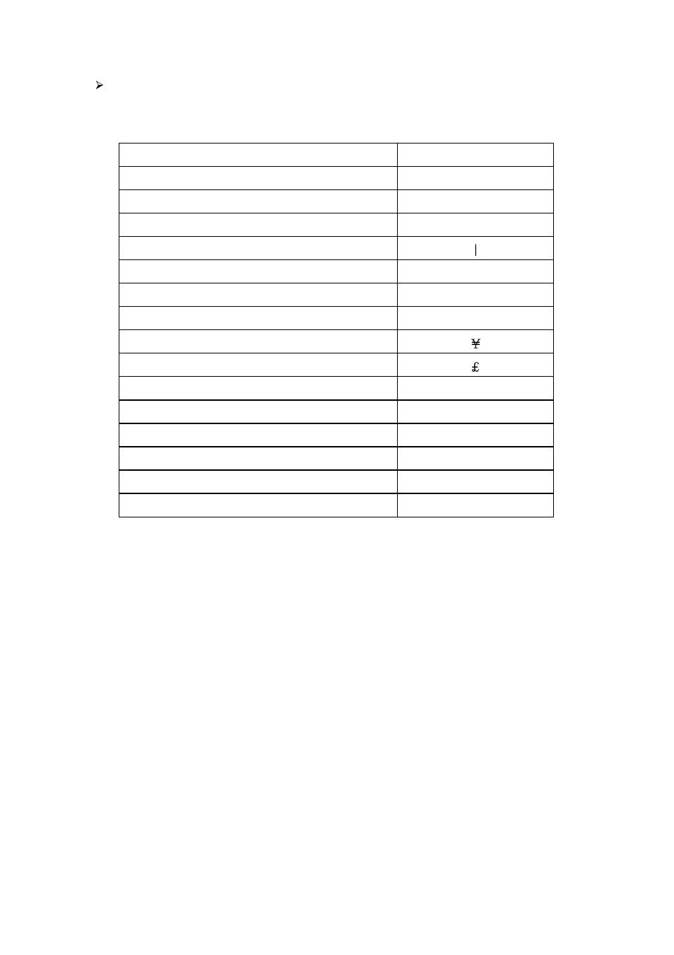 Symbol character, Symbol characters | Microsoft BK600 User Manual | Page 13 / 17