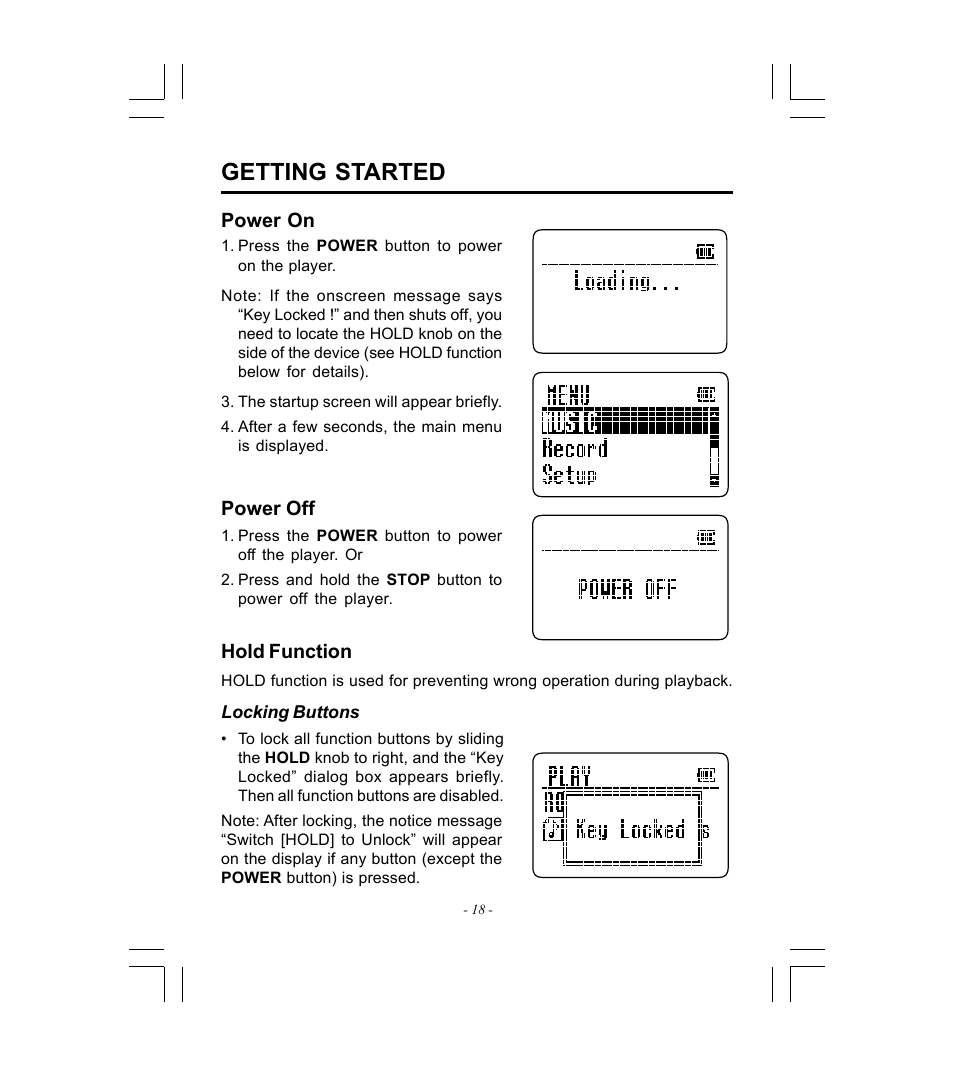 Getting started | Microsoft HDP-3202-BS User Manual | Page 19 / 38