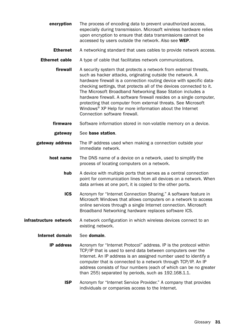 Microsoft MN-150 User Manual | Page 35 / 40