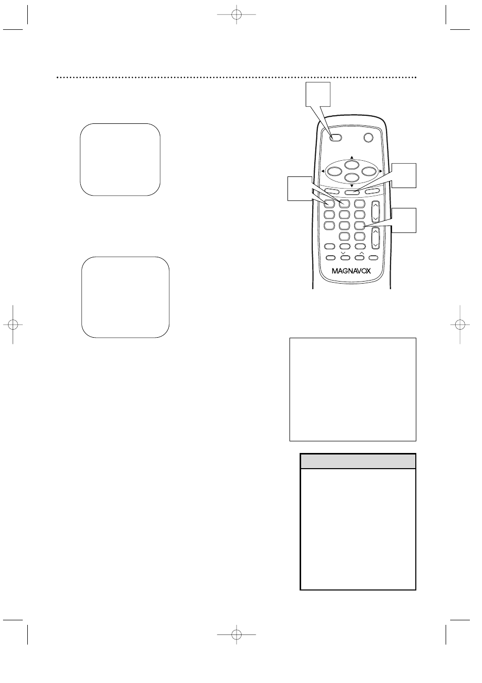 34 timer recording (cont’d) | Philips Magnavox MC132DMG User Manual | Page 34 / 60