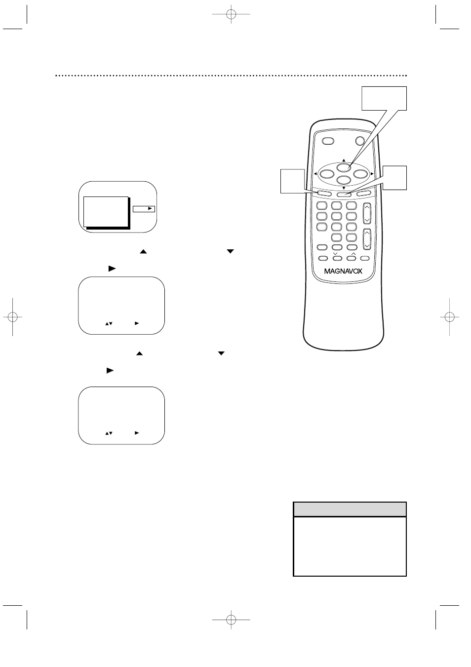 46 blue background, Helpful hint | Philips Magnavox MC132DMG User Manual | Page 46 / 60