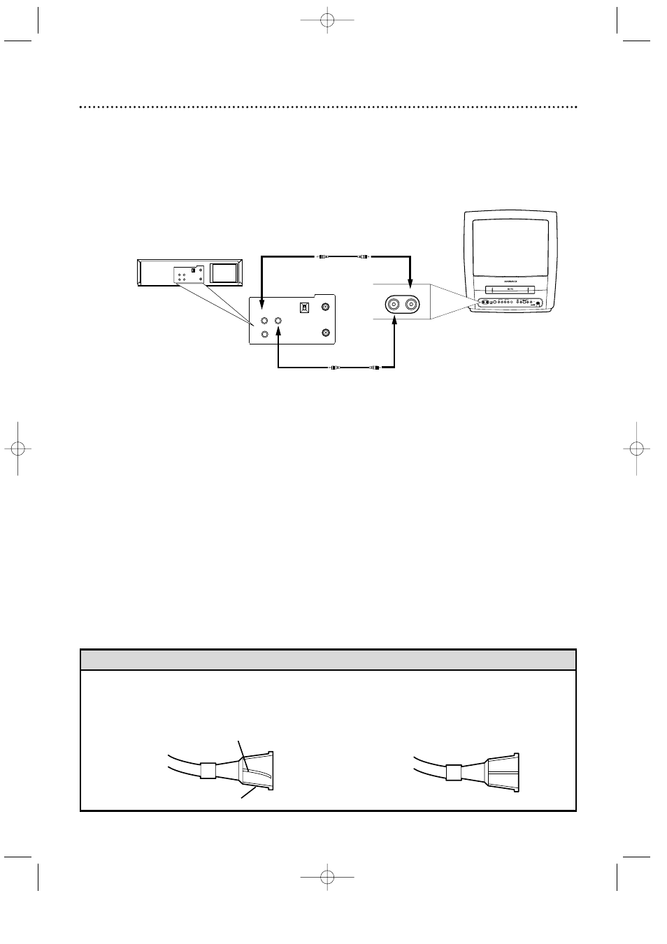 Hooking up the tv/vcr (cont’d) 7, Helpful hints, Before you turn on the tv/vcr, go to page eight | Philips Magnavox MC132DMG User Manual | Page 7 / 60