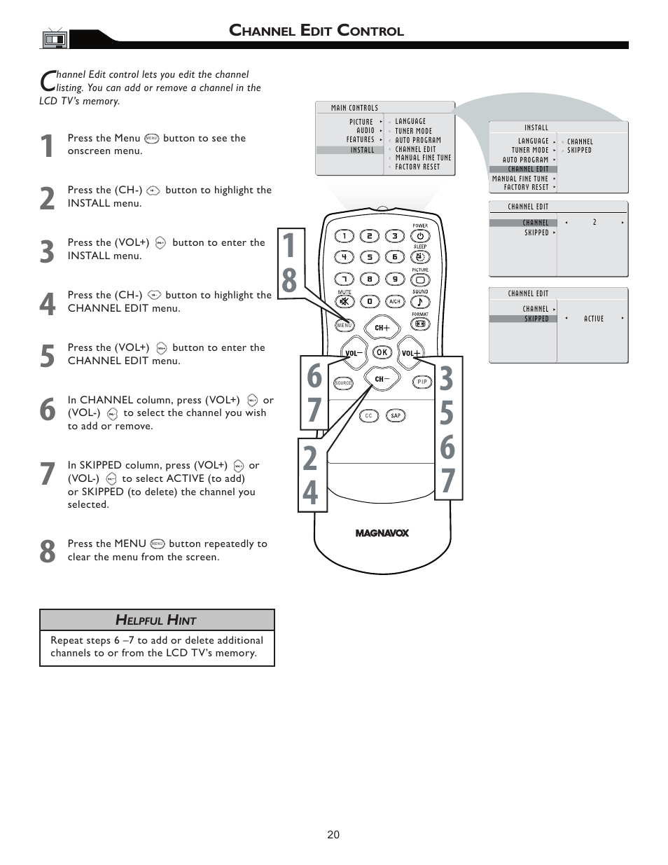 Philips Magnavox 26MF605W/17 User Manual | Page 20 / 41