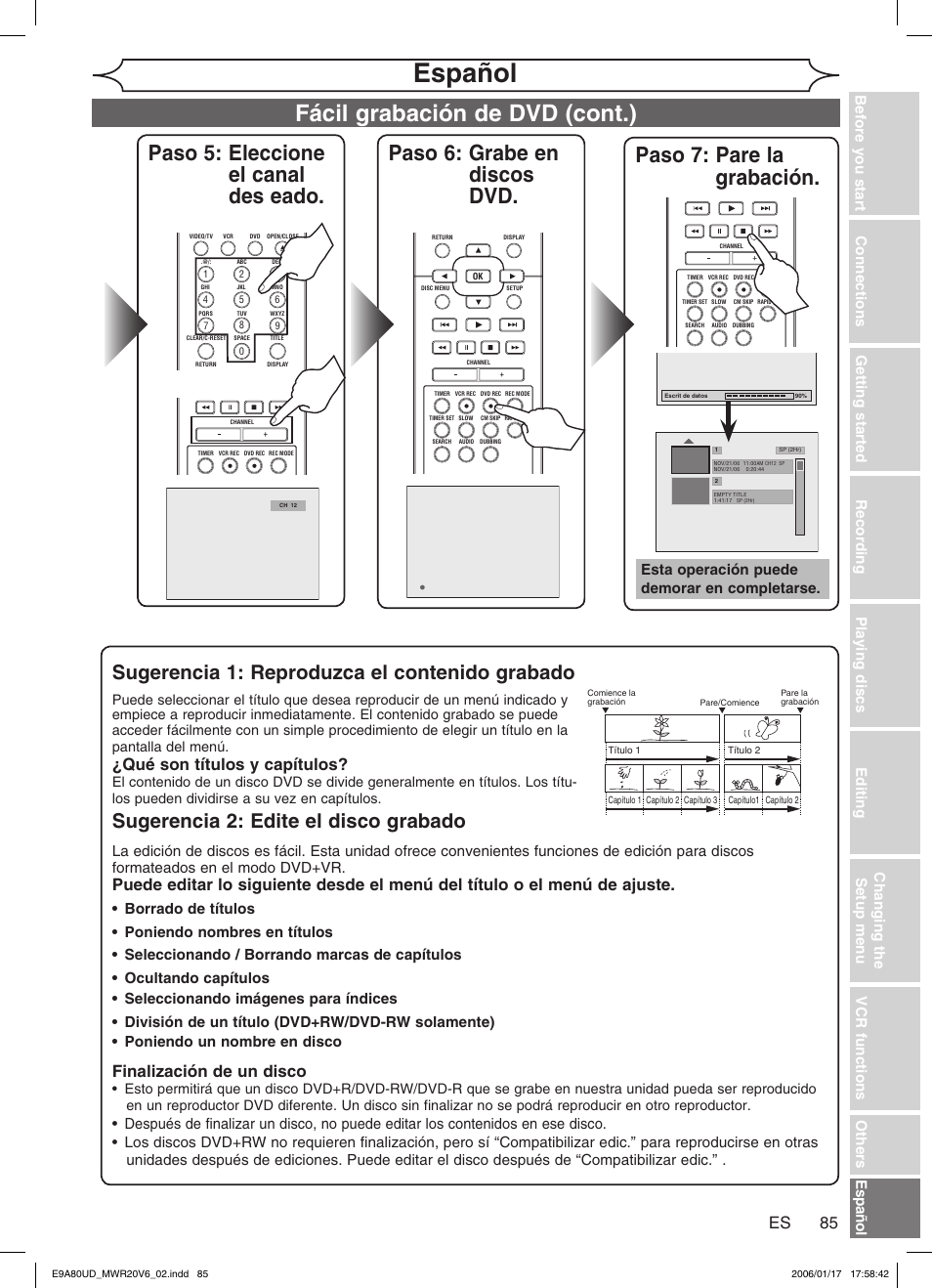 Philips Magnavox MWR20V6 User Manual | Page 85 / 90