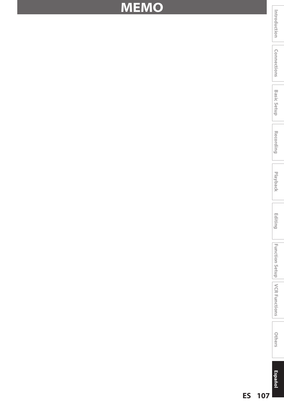 107 es | Philips Magnavox E9S80UD User Manual | Page 107 / 108