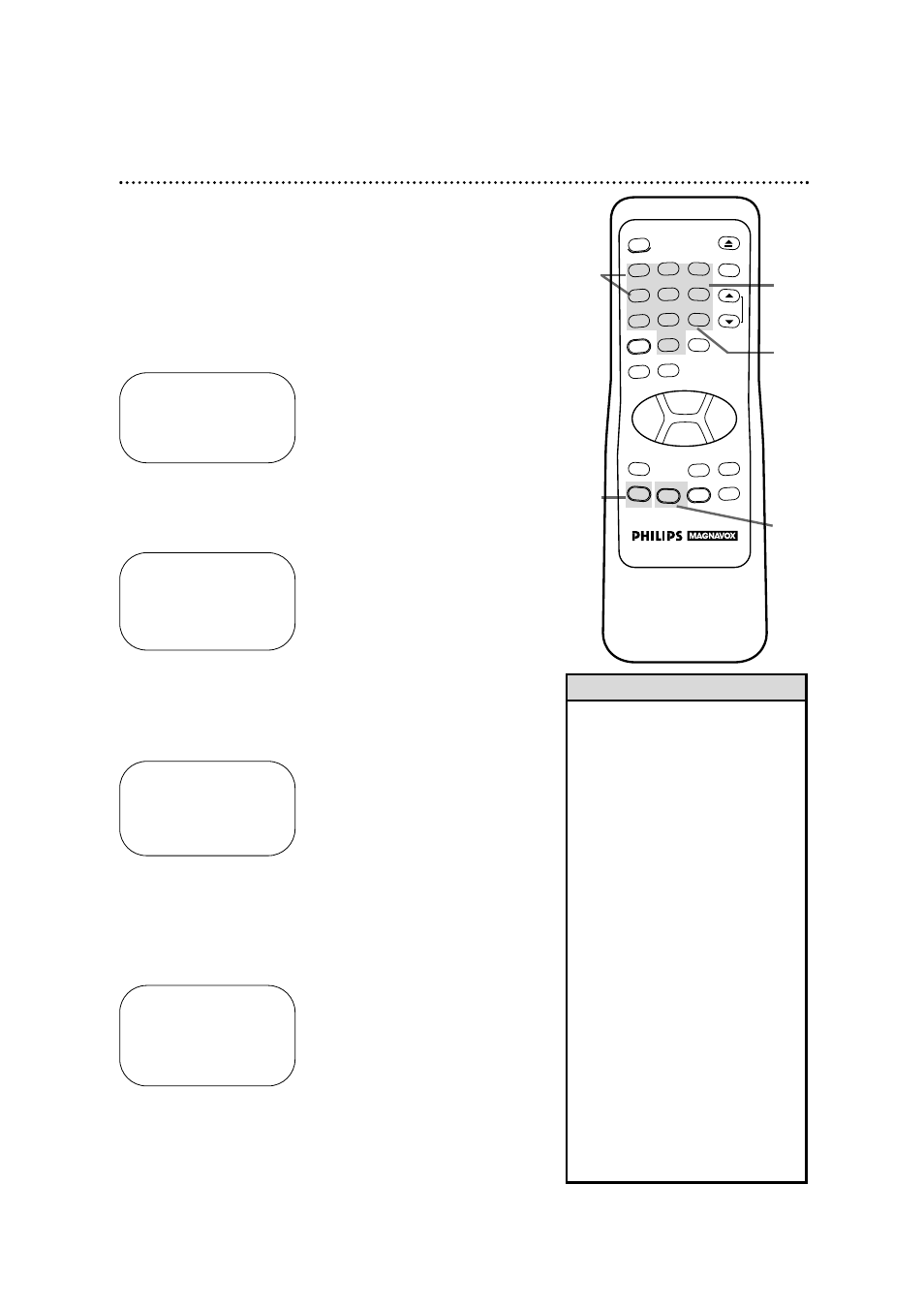 Setting the clock 15 | Philips Magnavox VRX262AT User Manual | Page 15 / 52