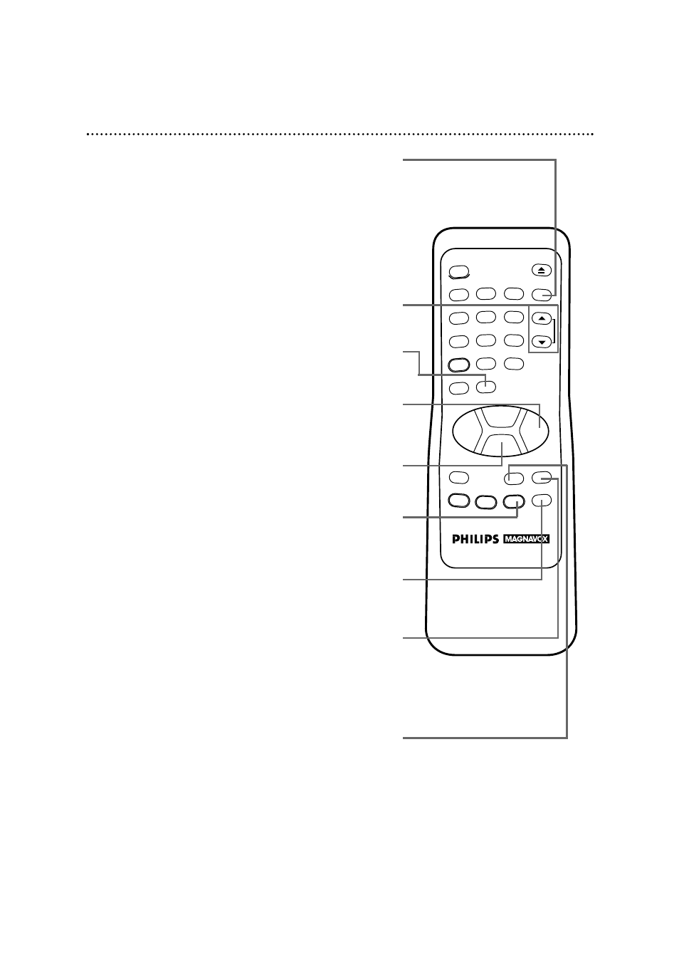 Remote control buttons (cont’d) 19 | Philips Magnavox VRX262AT User Manual | Page 19 / 52