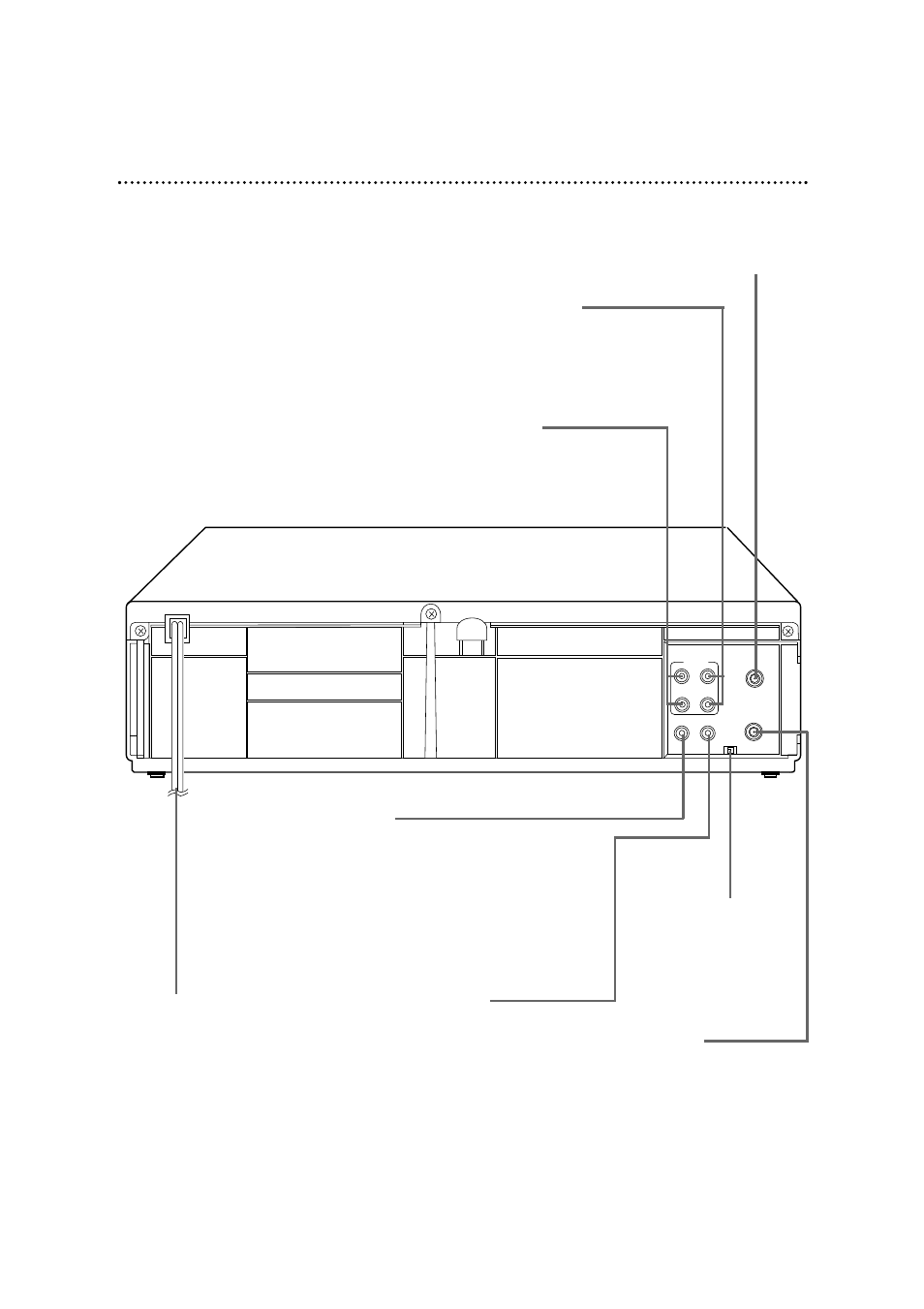 Rear panel 23 | Philips Magnavox VRX262AT User Manual | Page 23 / 52