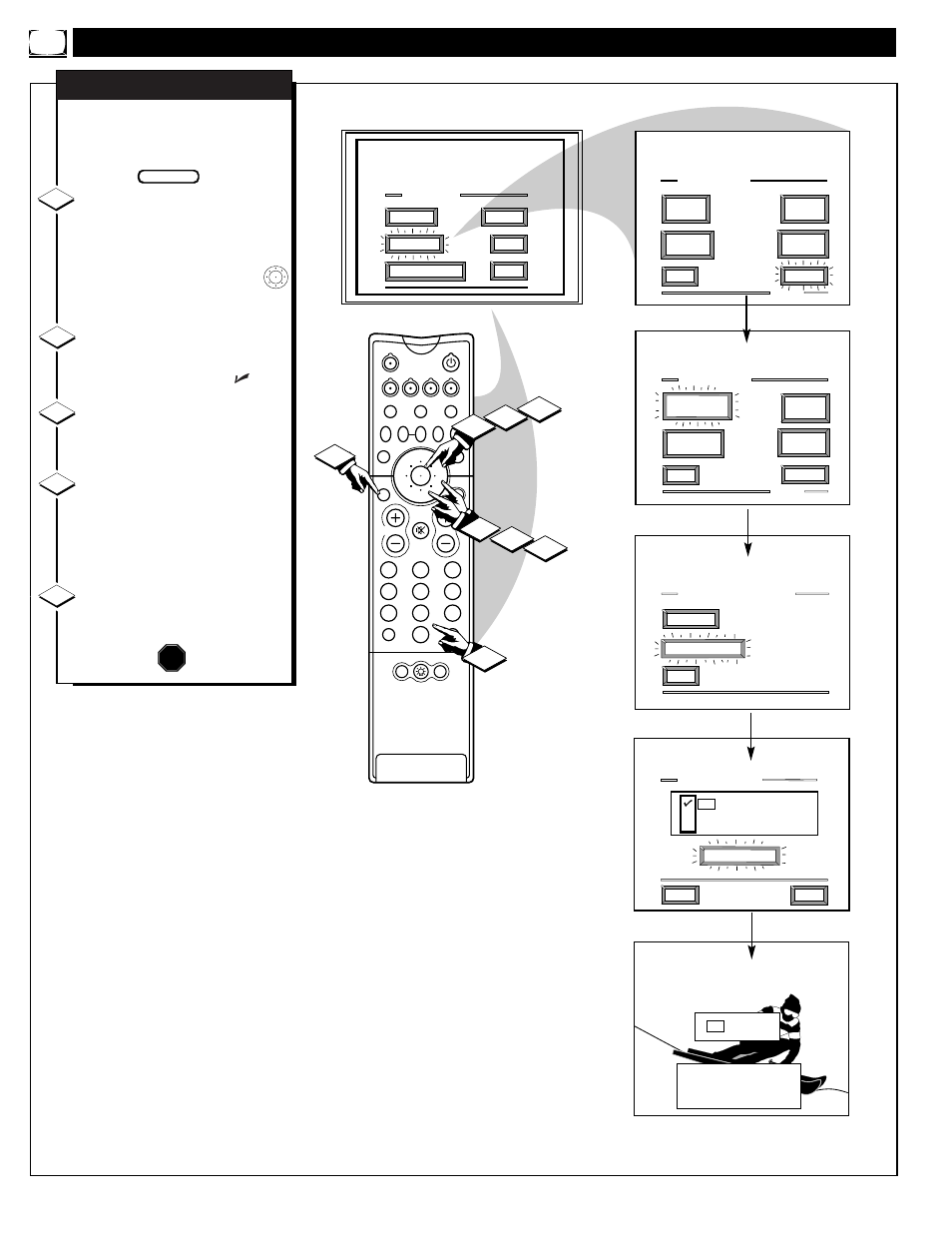 Eature, Ontrols, Continued | Philips 60P916 User Manual | Page 16 / 58