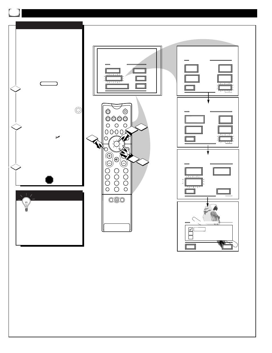 Eature, Ontrols, Continued | Philips 60P916 User Manual | Page 26 / 58