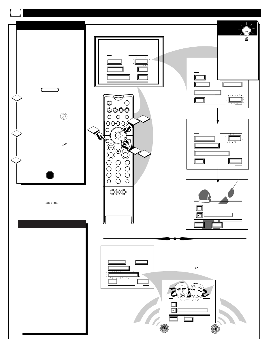 Ound, Ontrols, Continued | Stereo | Philips 60P916 User Manual | Page 28 / 58