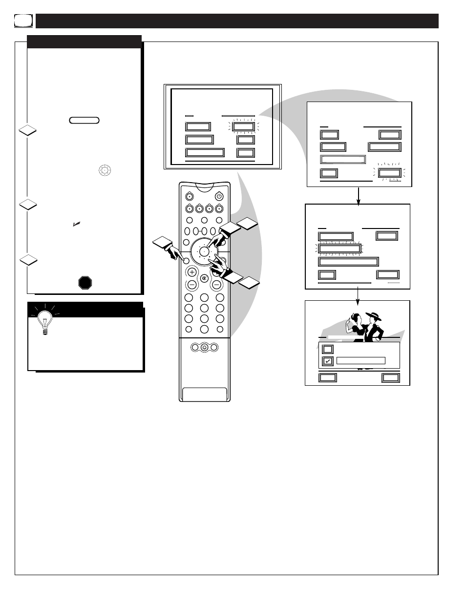 Ound, Ontrols, Continued | Philips 60P916 User Manual | Page 30 / 58