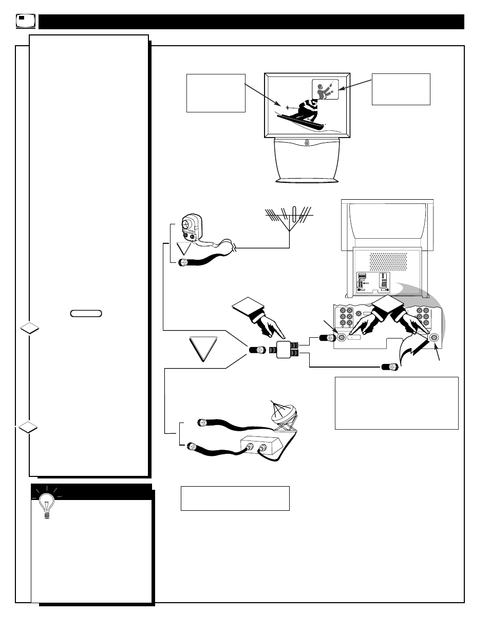 Pip) f, Ow to, Se the | Icture, Eature | Philips 60P916 User Manual | Page 48 / 58