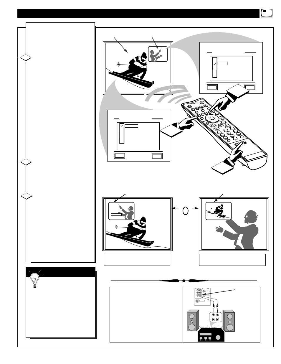 Mart, Lr fixed var pip | Philips 60P916 User Manual | Page 49 / 58